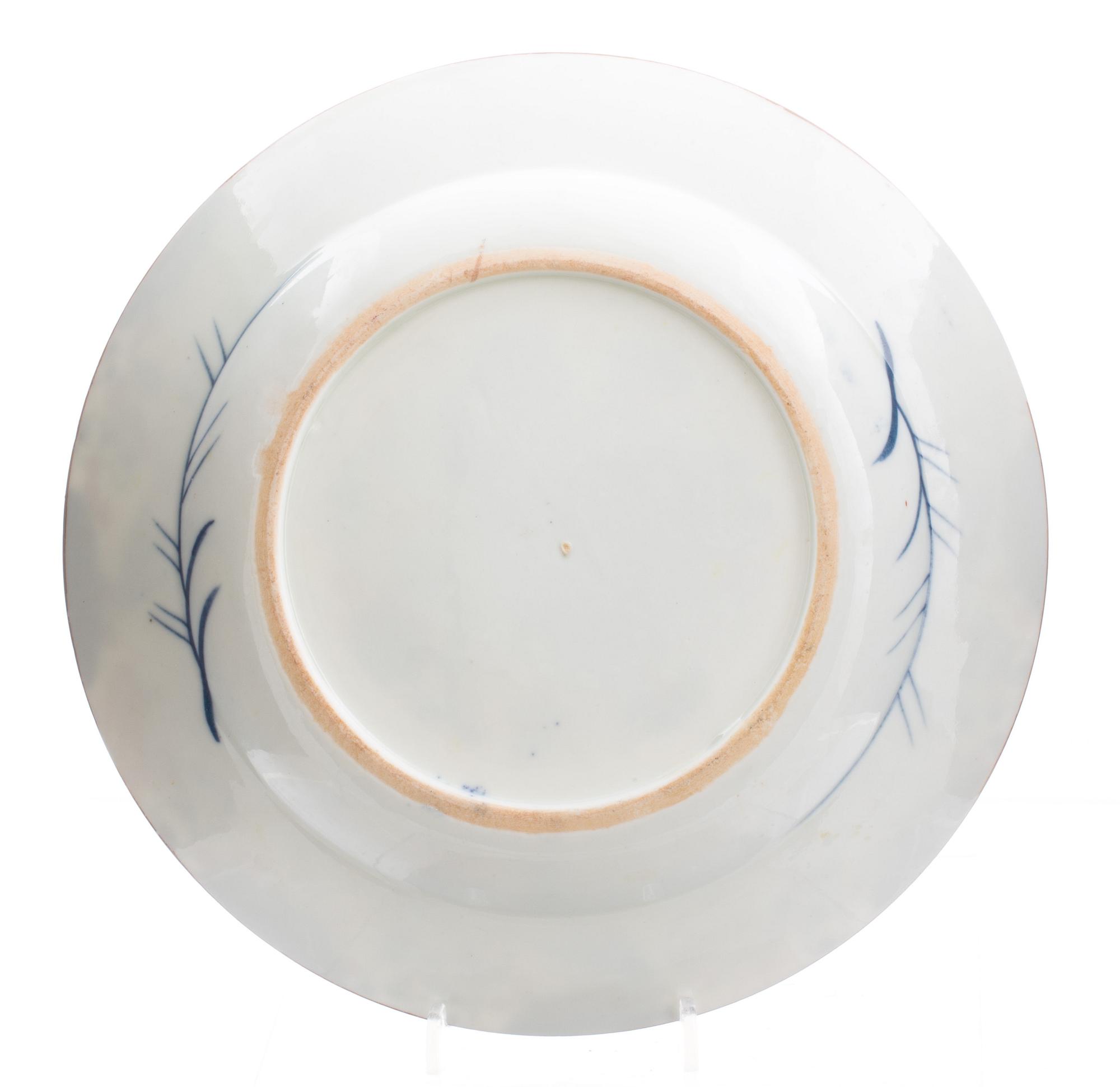 TALLRIKAR, 6 st, porslin, Kina 1800-tal.