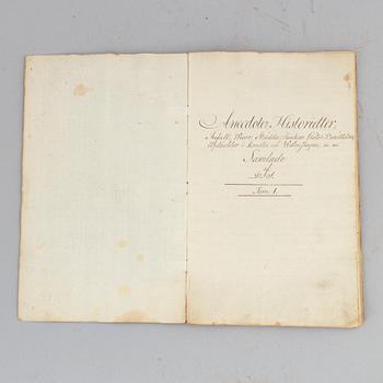 Avskriftsalbum, c. 1800.