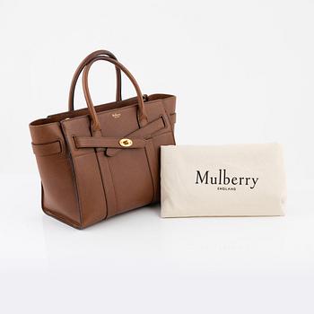 Mulberry, A cognac leather bag, "Small zipped Bayswater".