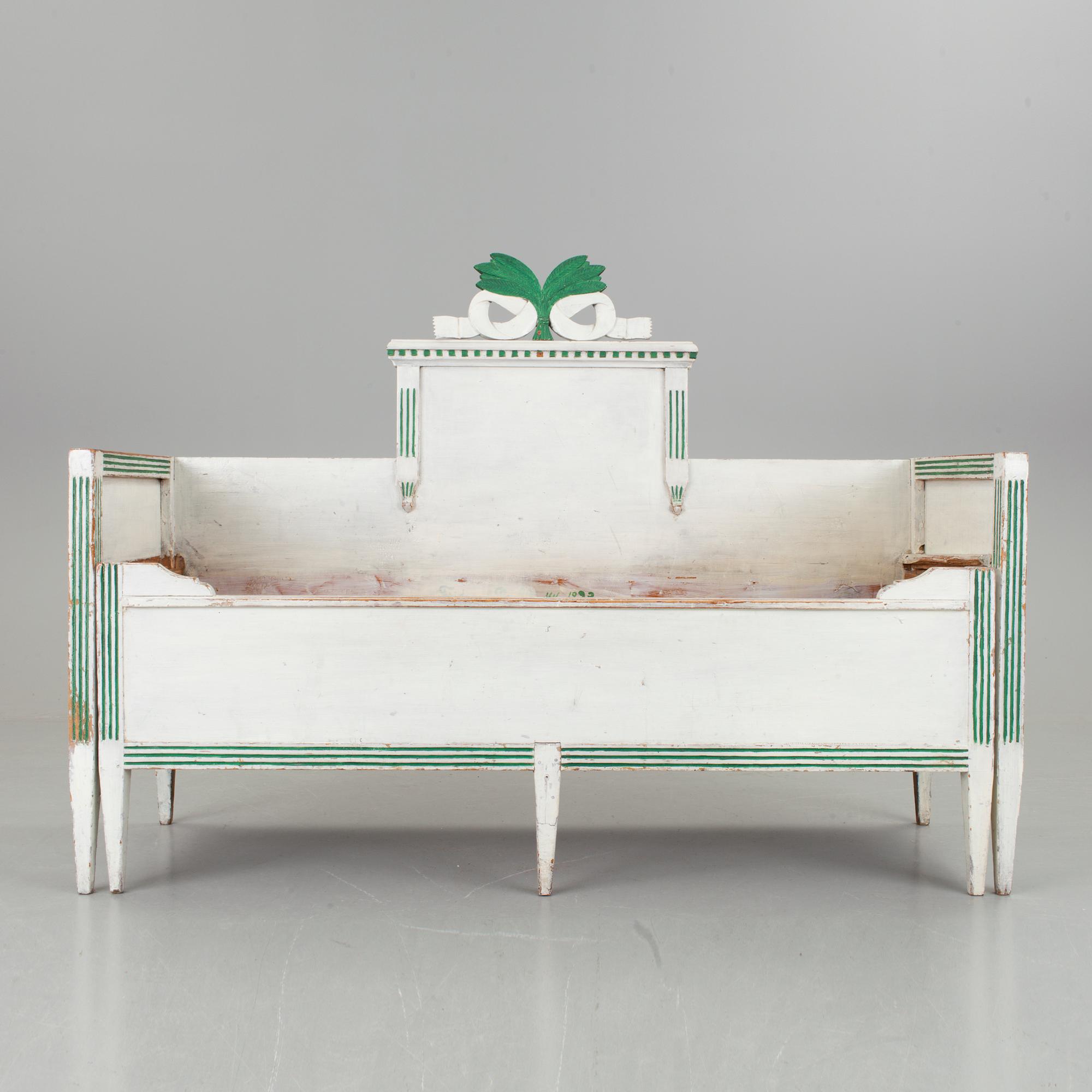 SOFFA, gustaviansk, 1700-talets slut.