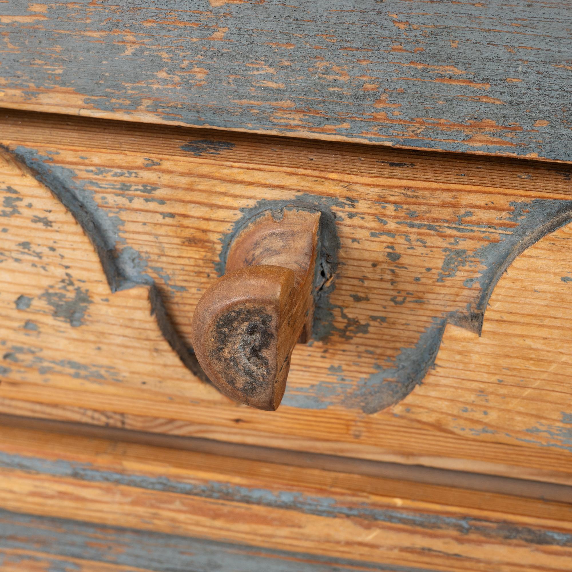 Hanging cupboard, folk art, Alfta, Hälsingland, marked 1820.