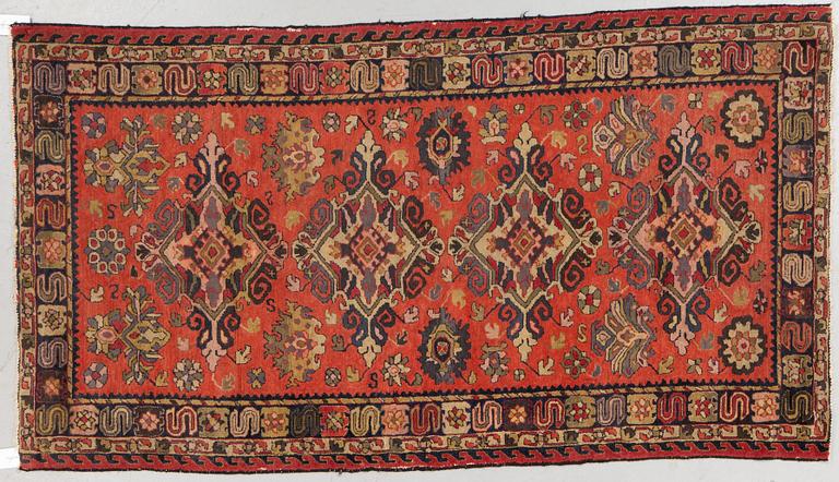 Rug, semi-antique Vorwek, ca 206 x 113 cm.