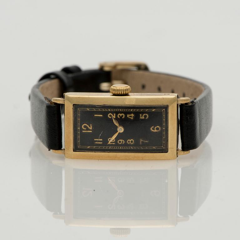 RANNEKELLO, dam, IWC, art deco, kultaa 18K. Totalvikt 12 g.