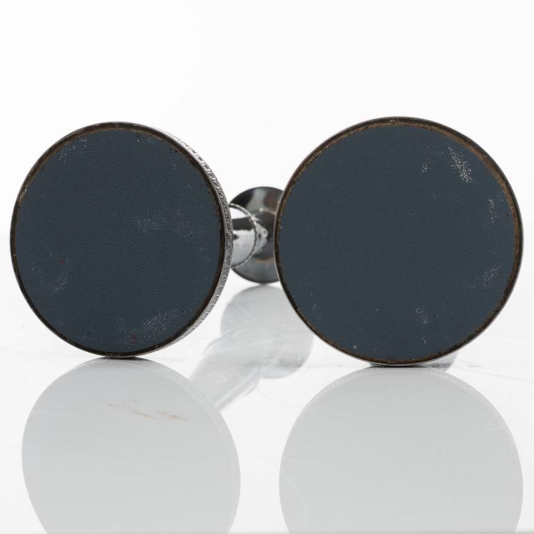 Ceson, ljusstakar, ett par, silver, Stockholm 1971.