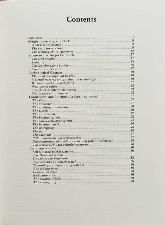 A lot of 4 books regarding watches.