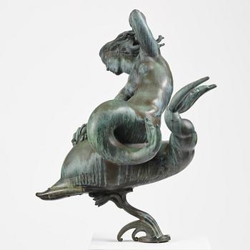 Carl Milles, "Solglitter" / "Najad på delfin" (Sunglitter / Naiad and dolphin).