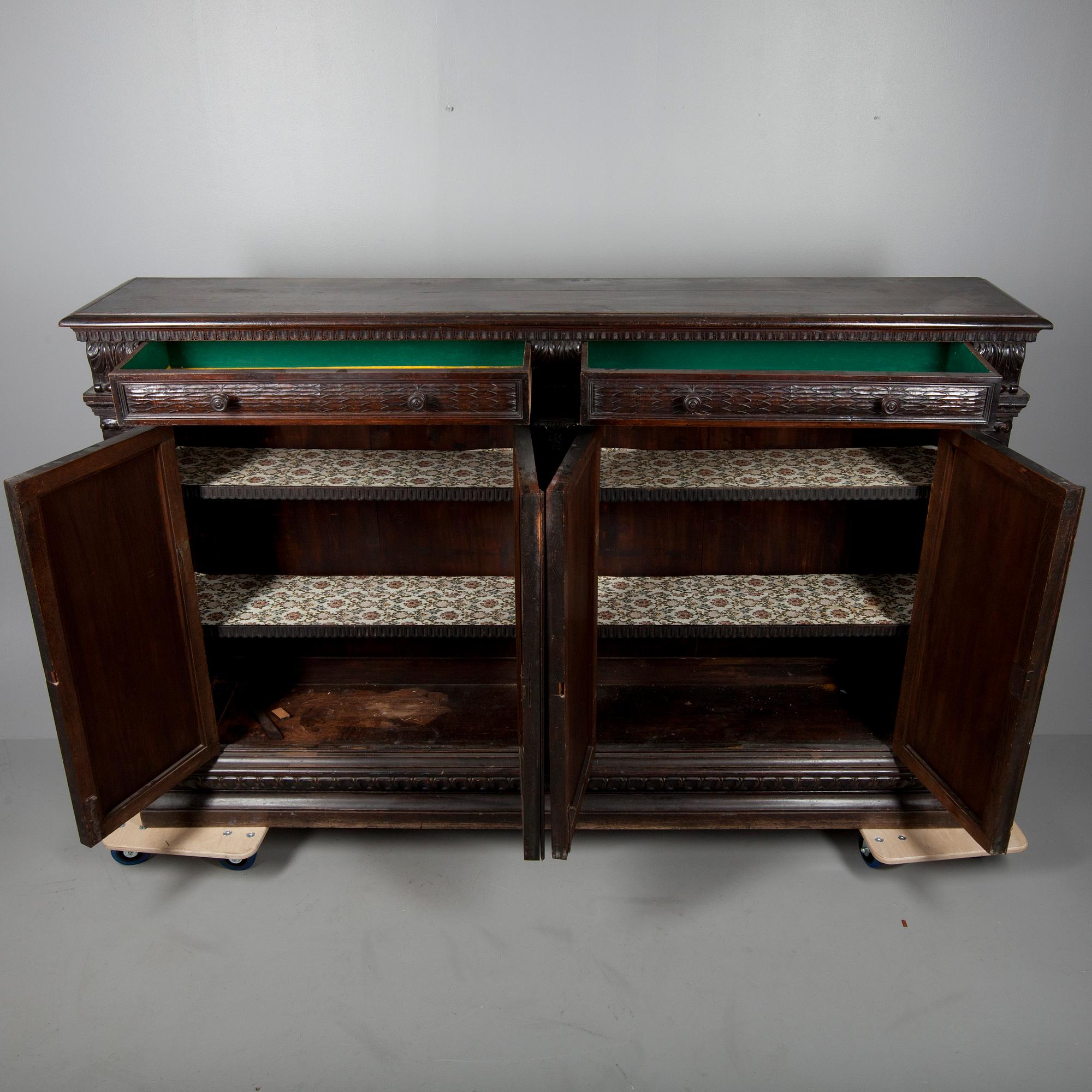 SKÅP, barockstil, Tyskland 1800-tal.