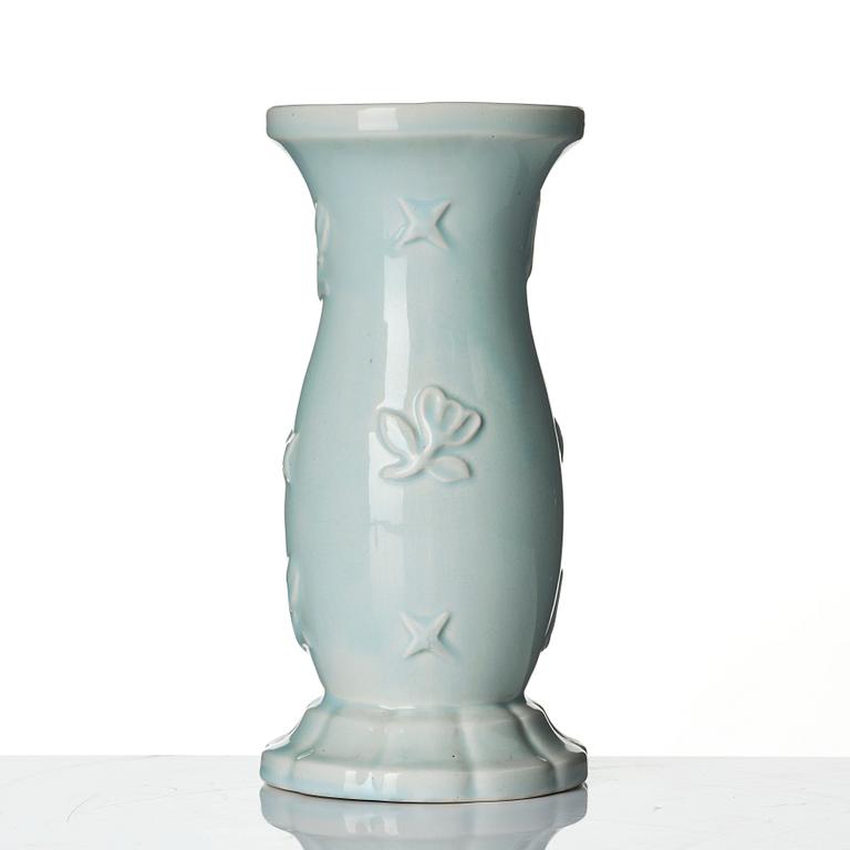 Wilhelm Kåge, a ceramic vase and a  lidded bowl, Gustavsberg 1927-28.