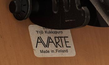 SKRIVBORDSSTOL, "Plaano" av Yrjö Kukkapuro för Avarte, Finland.