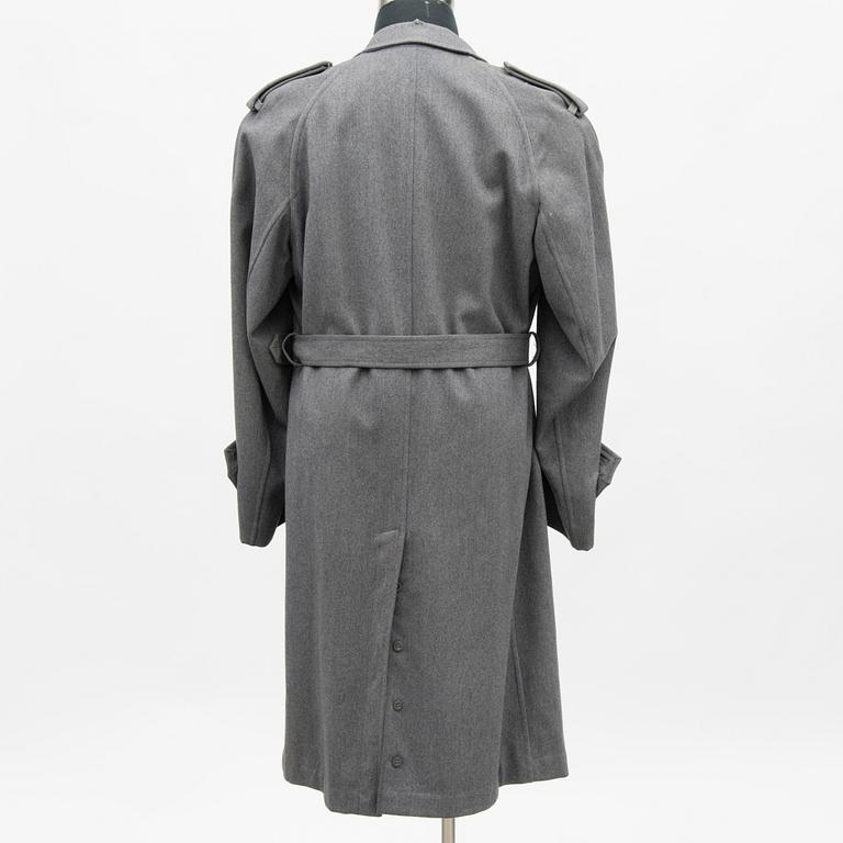 Five Finnish uniform overcoats, second half of 20th Century.