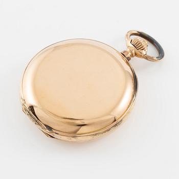 Pocket watch, hunter, 49 mm.