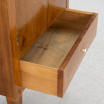 A late Gustavian bedside cabinet, early 19th Century.