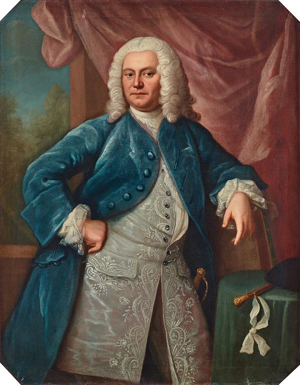 LORENS PASCH D Ä, olja på duk, signerad Lorentz Pasch pinxit a tergo.