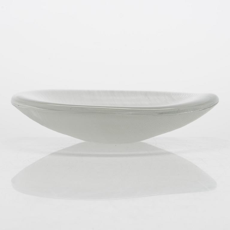 Tapio Wirkkala, A glass bowl "Lehti" (Leaf), signed Tapio Wirkkala Iittala 56.