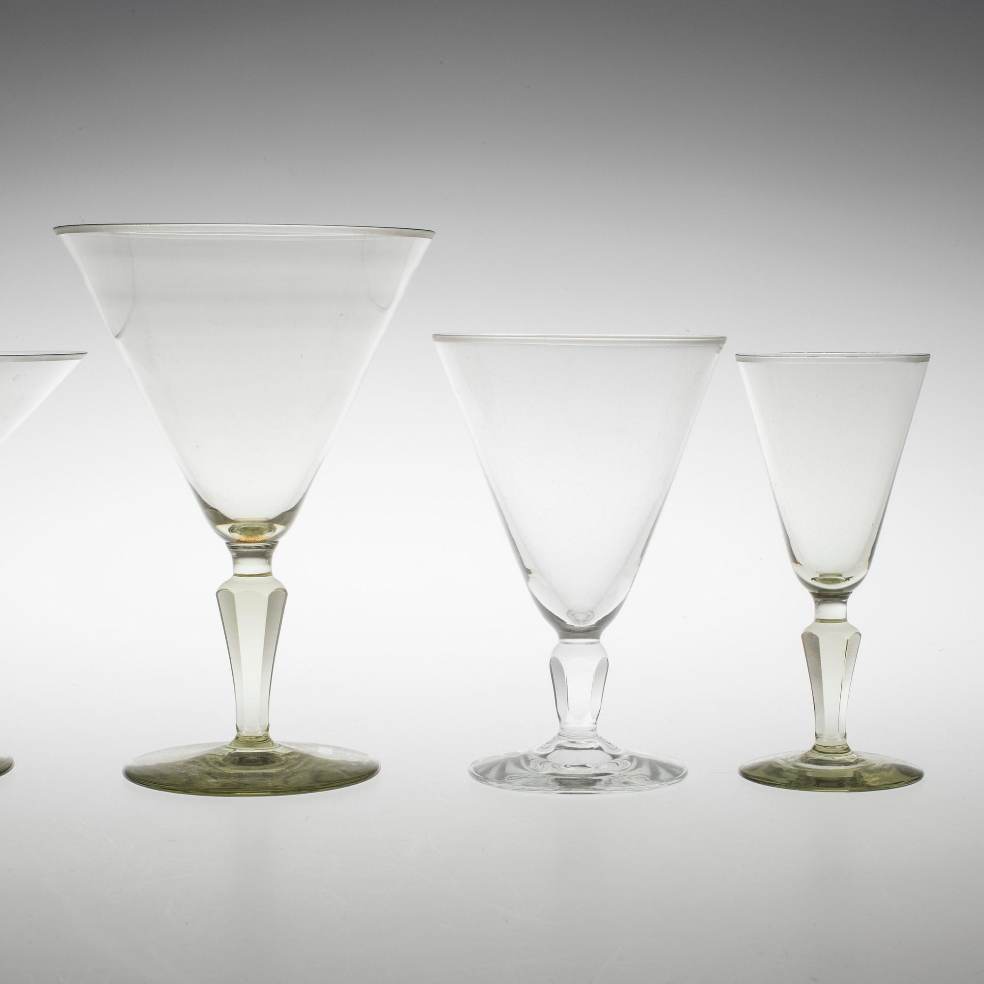 GLASSERVIS, 93 delar, 1900-tal.