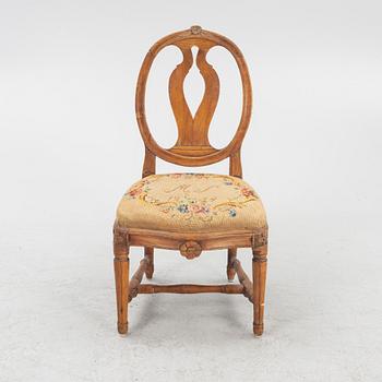 Stol, gustaviansk, sent 1700-tal.