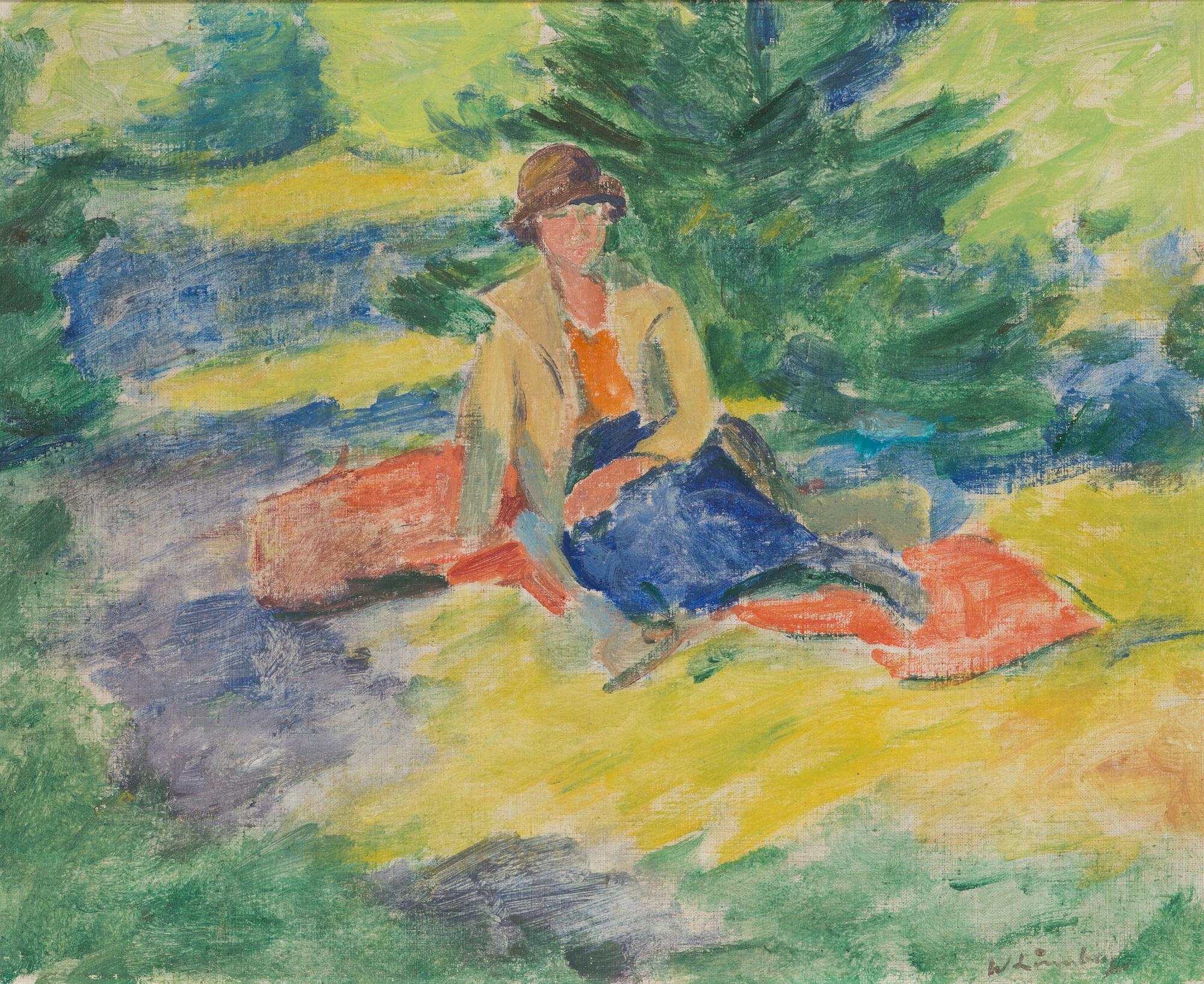 William Lönnberg, öljy kankaalle, signeerattu.