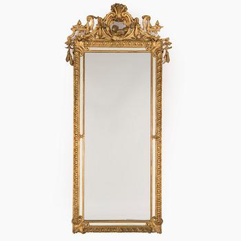 A late 19th century mirror.