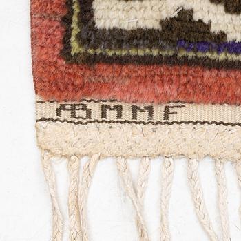 Märta Måås-Fjetterström, a carpet, "Svarta trädgårdsmattan", knotted pile, ca 356 x 219-220,5 cm, signed AB MMF.