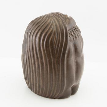 Åke Holm, signed stoneware sculpture.