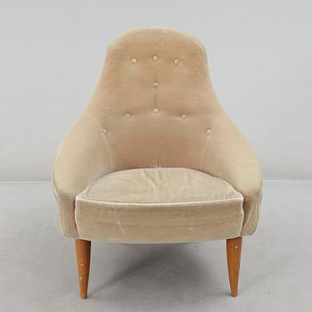 FÅTÖLJ, "Liten Eva", Kerstin Hörlin Holmquist, NK, brickmärkt.