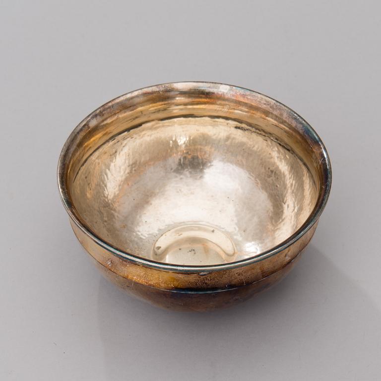 A SILVER BOWL BY TAPIO WIRKKALA, Kultakeskus, Hämeenlinna 1971.