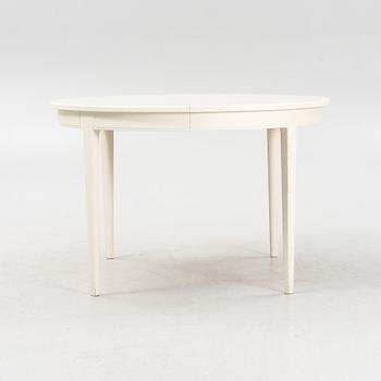 Carl Malmsten, a dining table with four chairs, 'Herrgården', Bodafors, second half of the 20th century.
