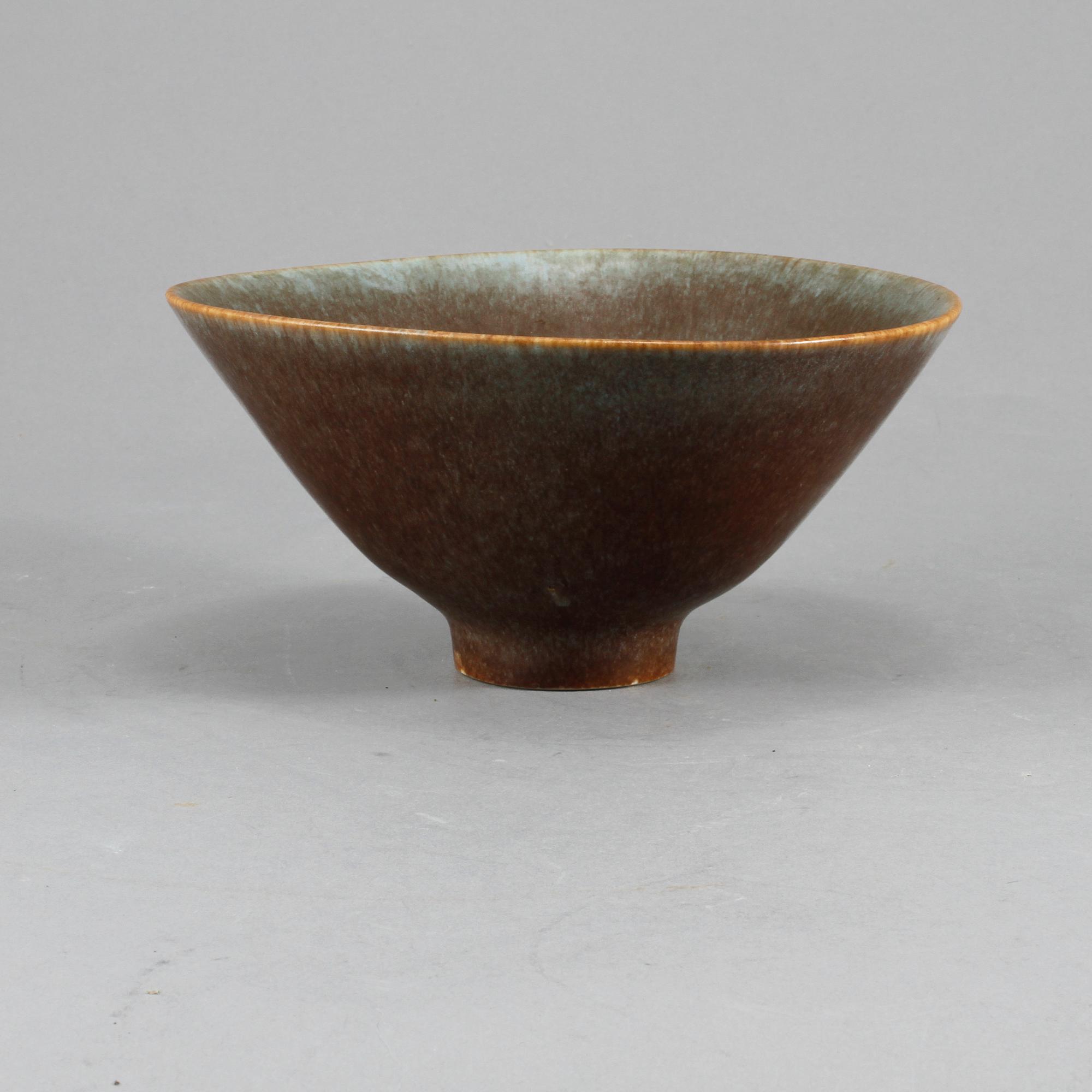 SKÅL, stengods, Carl-Harry Stålhane, Rörstrand, omkring 1900-talets mitt.