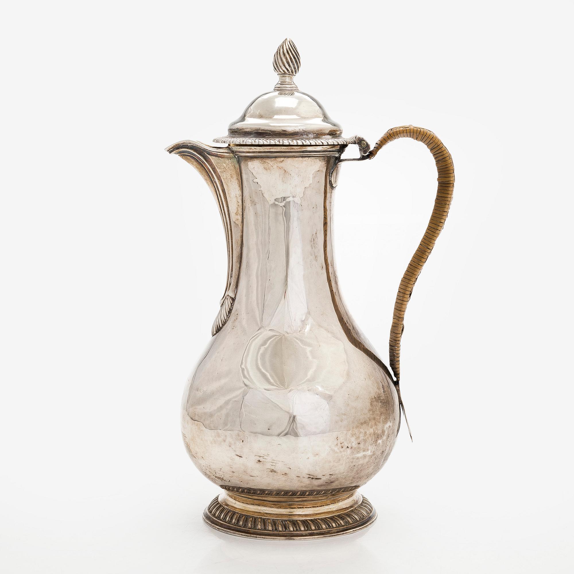 Andrew Fogelberg, Kaffekanna, sterlingsilver, London 1769.