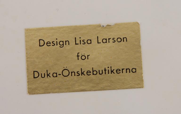 KANNA MED LOCK, flintgods. Design Lisa Larson för Duka-Önskebutikerna.