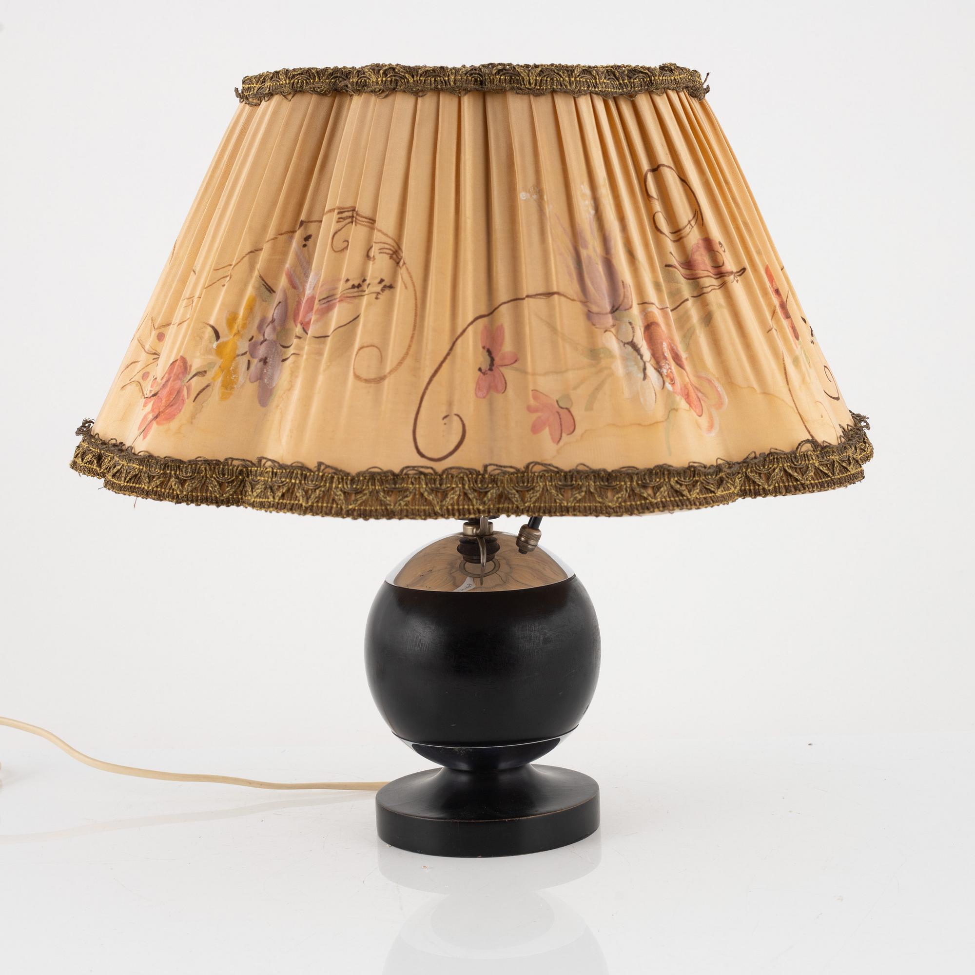 Table lamp, 1930s.