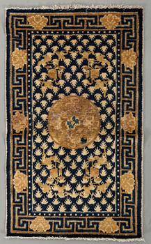 A semiantique Chinese Ningxia carpet ca 94 x 58 cm.