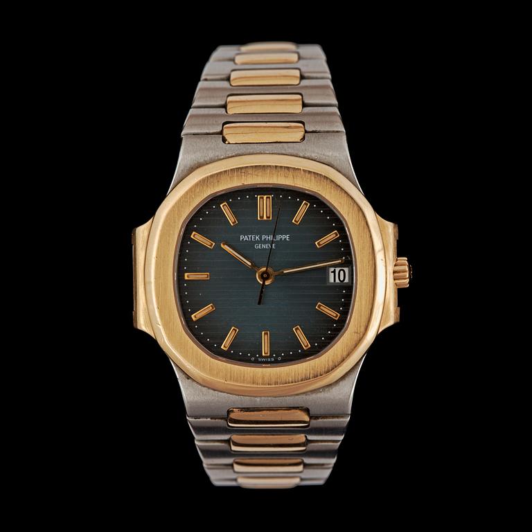 Patek Philippe - Nautilus. Stål/guld. Automatisk. 36 x 33,5 mm. Maj 2000.