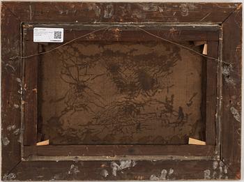 JOHN LANGSTAFFE. Olja på förstärkt duk. Sign J. Langstraffe.