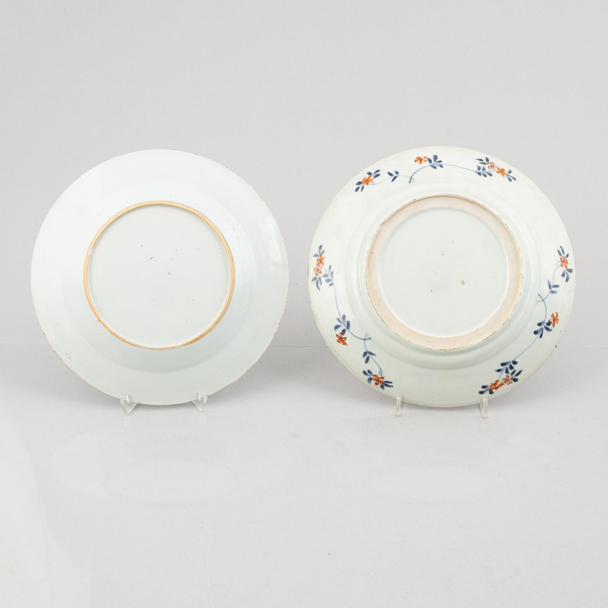 Six pieces of blue and white export porcelain, China, 18th and 19th century.
