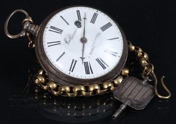 FICKUR, silver, "Wallerius Norrköping".