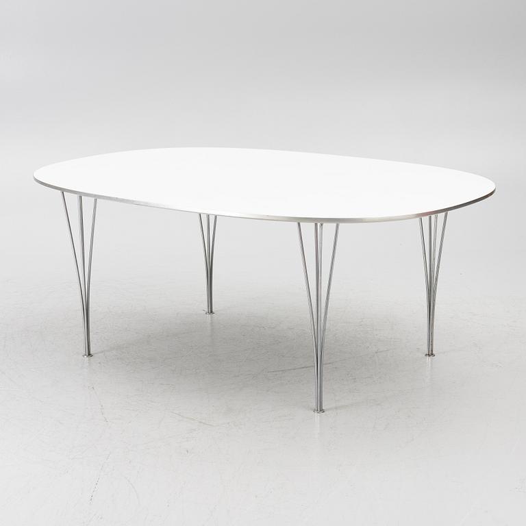 Bruno Mathsson & Piet Hein, dining table, “Superellipse”, Fritz Hansen, Denmark.