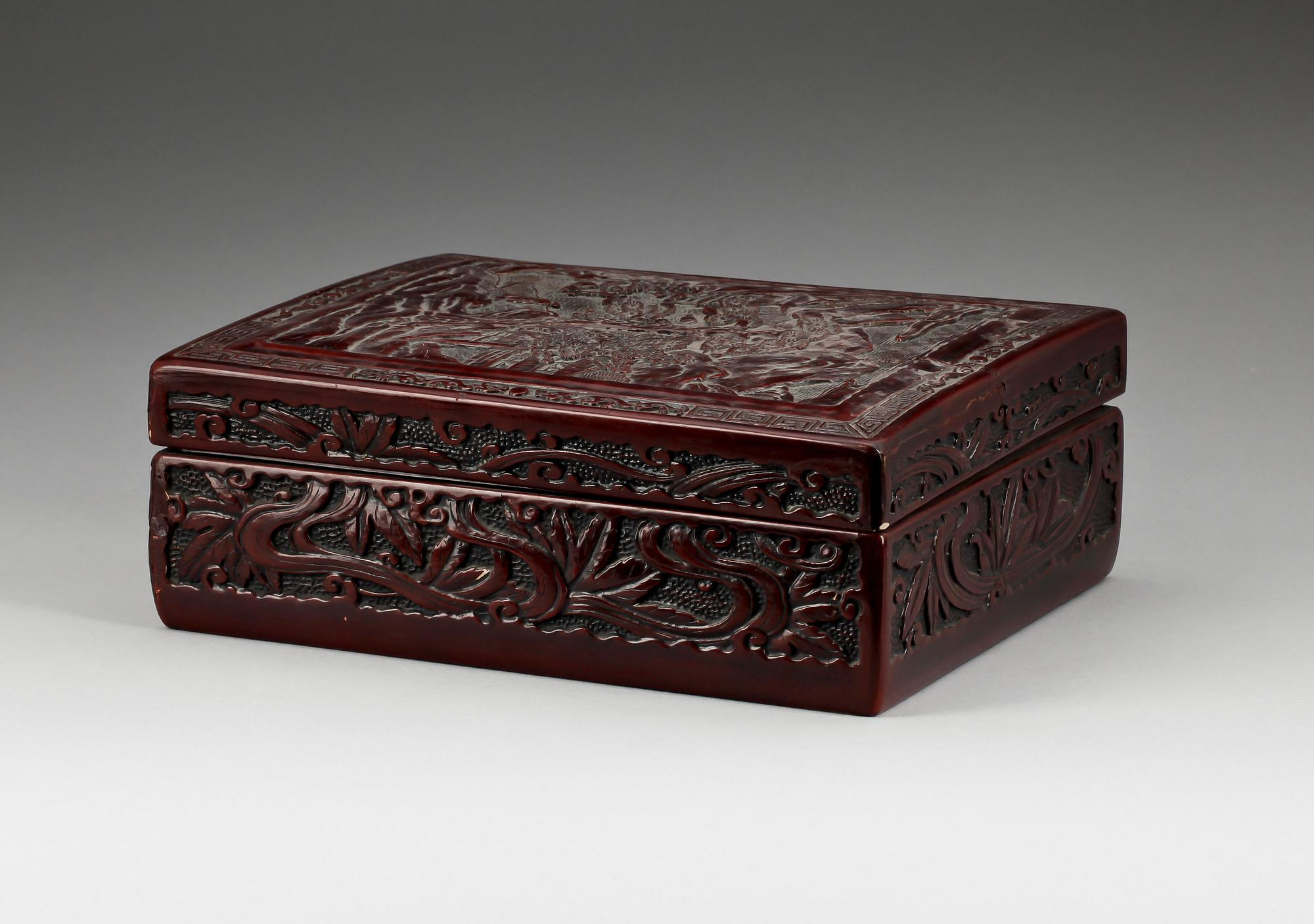 ASK med LOCK, lackerad. Kina, 1900-talets början.