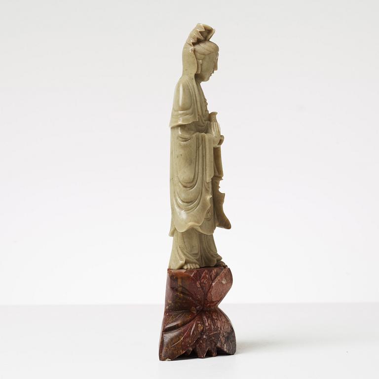 FIGURIN, soapstone, Kina, 1900-tal.