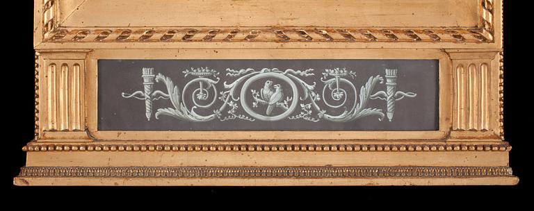 SPEGEL. Sengustaviansk, 1700-talets slut.
