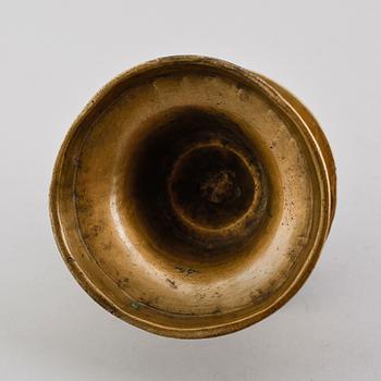 LJUSSTAKE, mässing, 1500-tal.