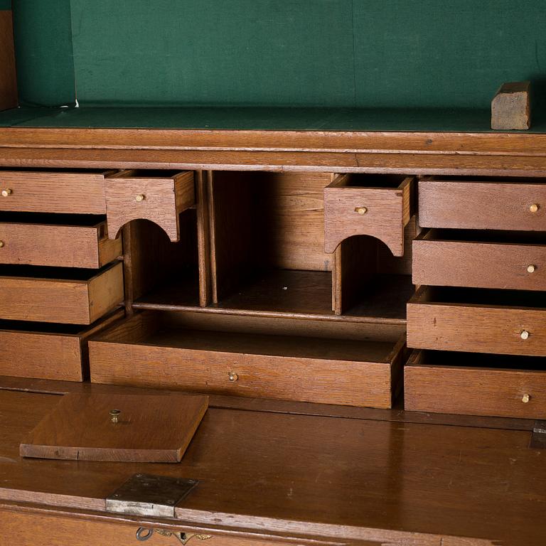 A writing cabinet, probably from Småland, first half of the 19th century.