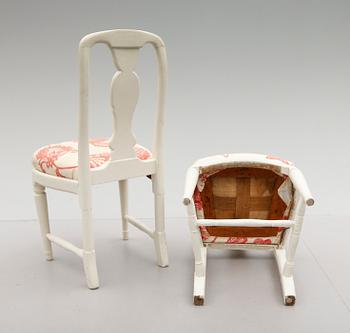 STOLAR, 1 par, 1700-talets andra hälft.