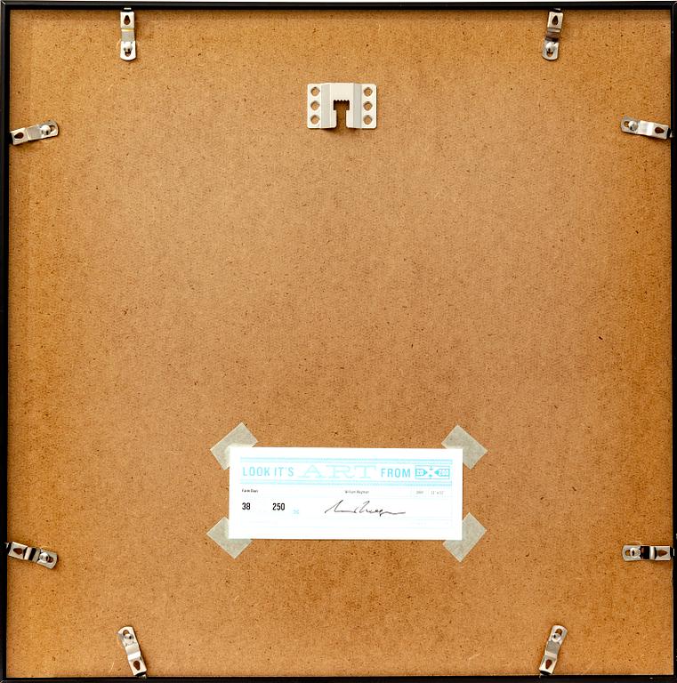William Wegman, photography signed and dated 1997 on label at back.