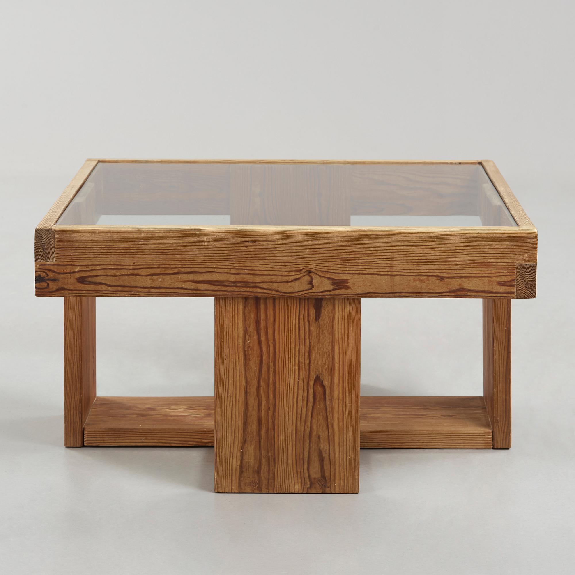 A Swedish Modern pine table, probably mid 20th C.