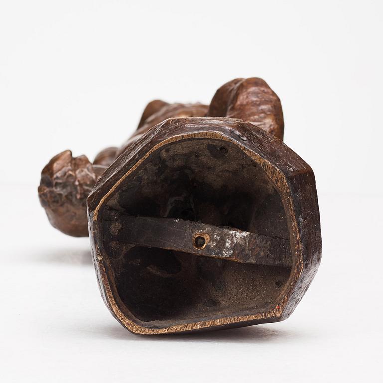 MARTIN HOLMGREN, bronze sculpture, signed MH and dated -56.