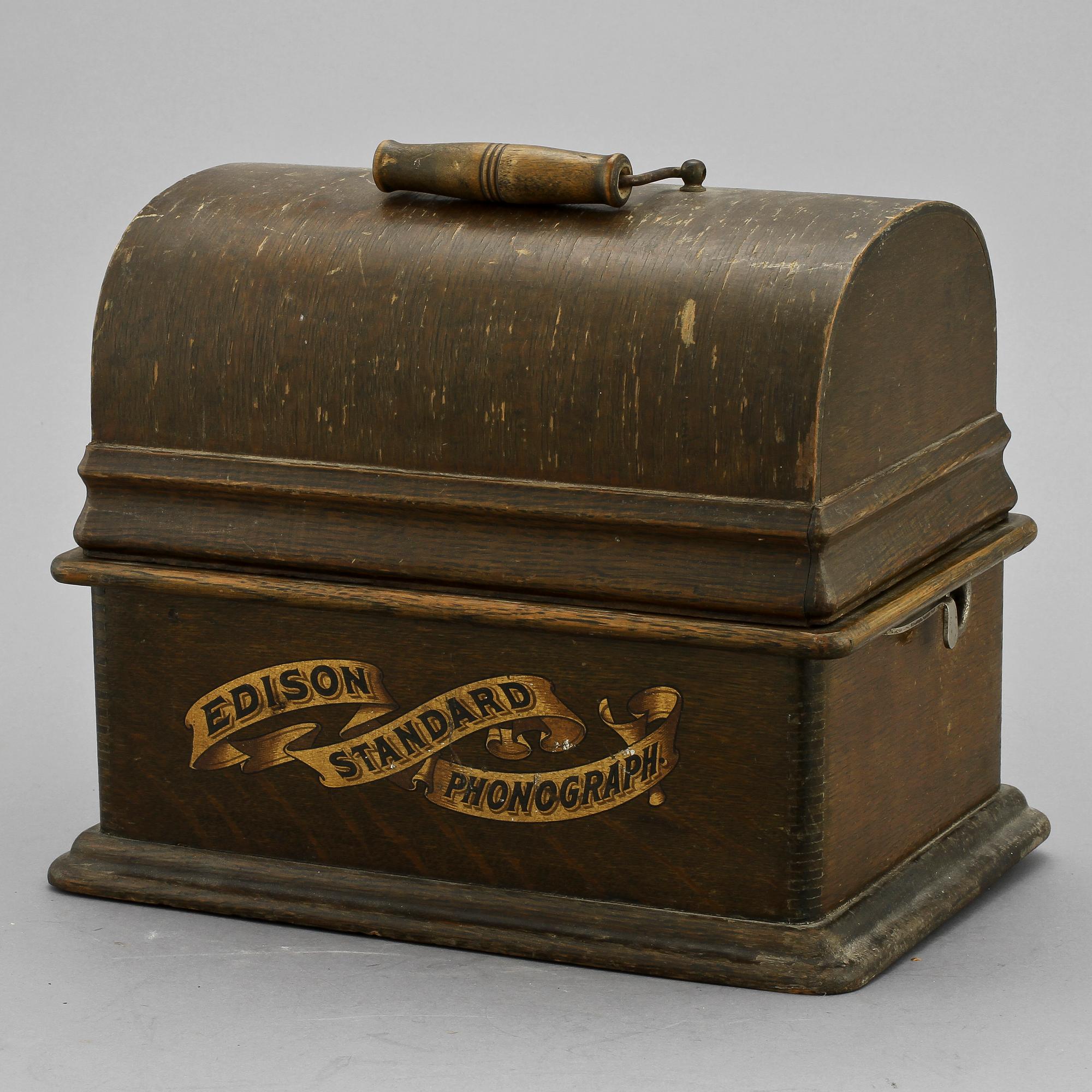 PHONOGRAPH, Edison Standard, omkring 1900.