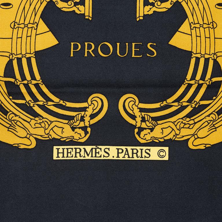 Hermès, scarf, "Proues".