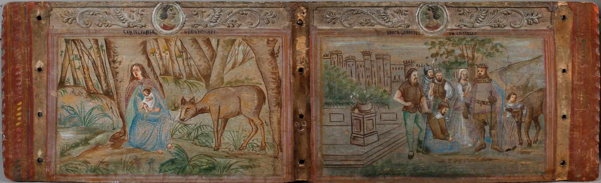DEKORELEMENT, trä, möjligen Italien, 1700-tal.