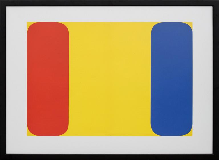 ELLSWORTH KELLY, färglitografi, ur Derrière le Miroir nr 149 1964.